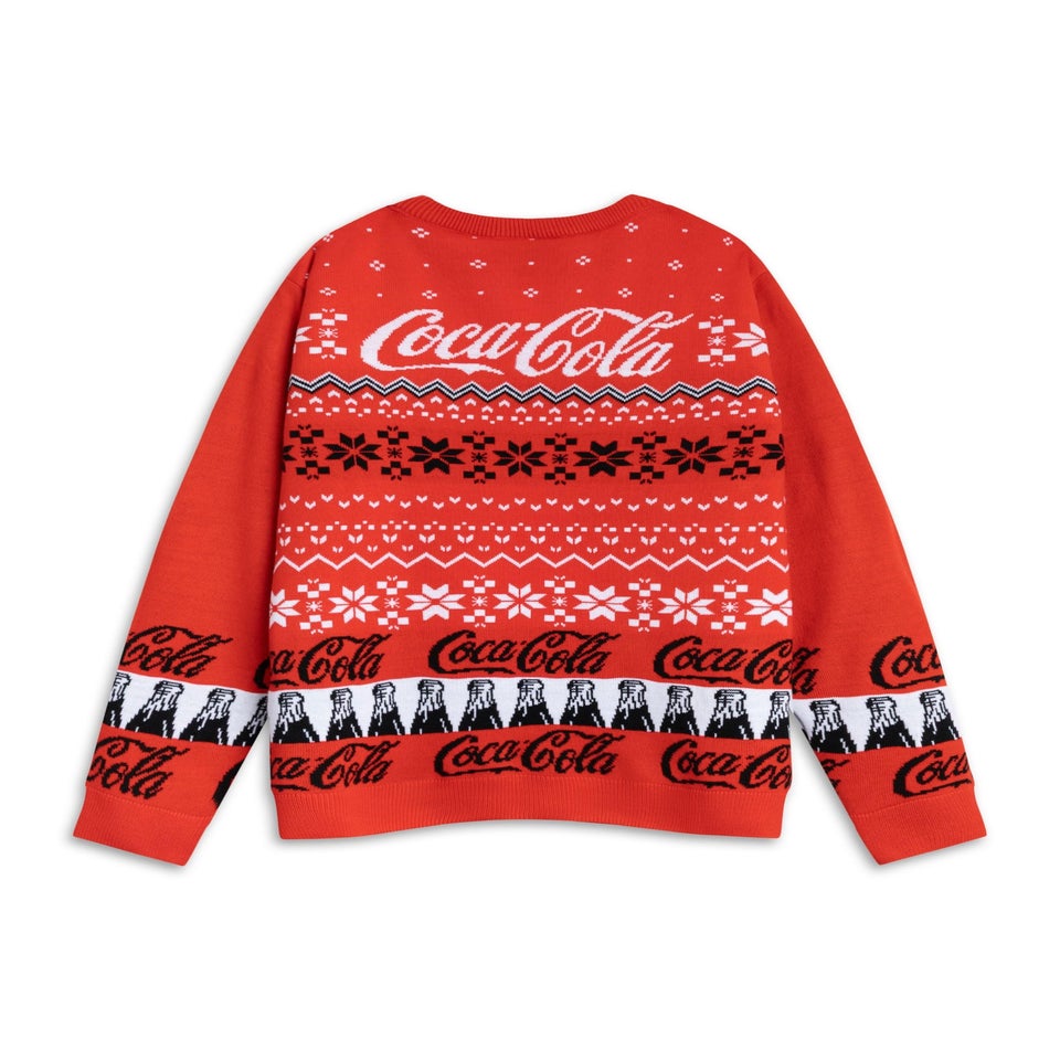 Coca Cola Logo Adults Red Christmas Jumper
