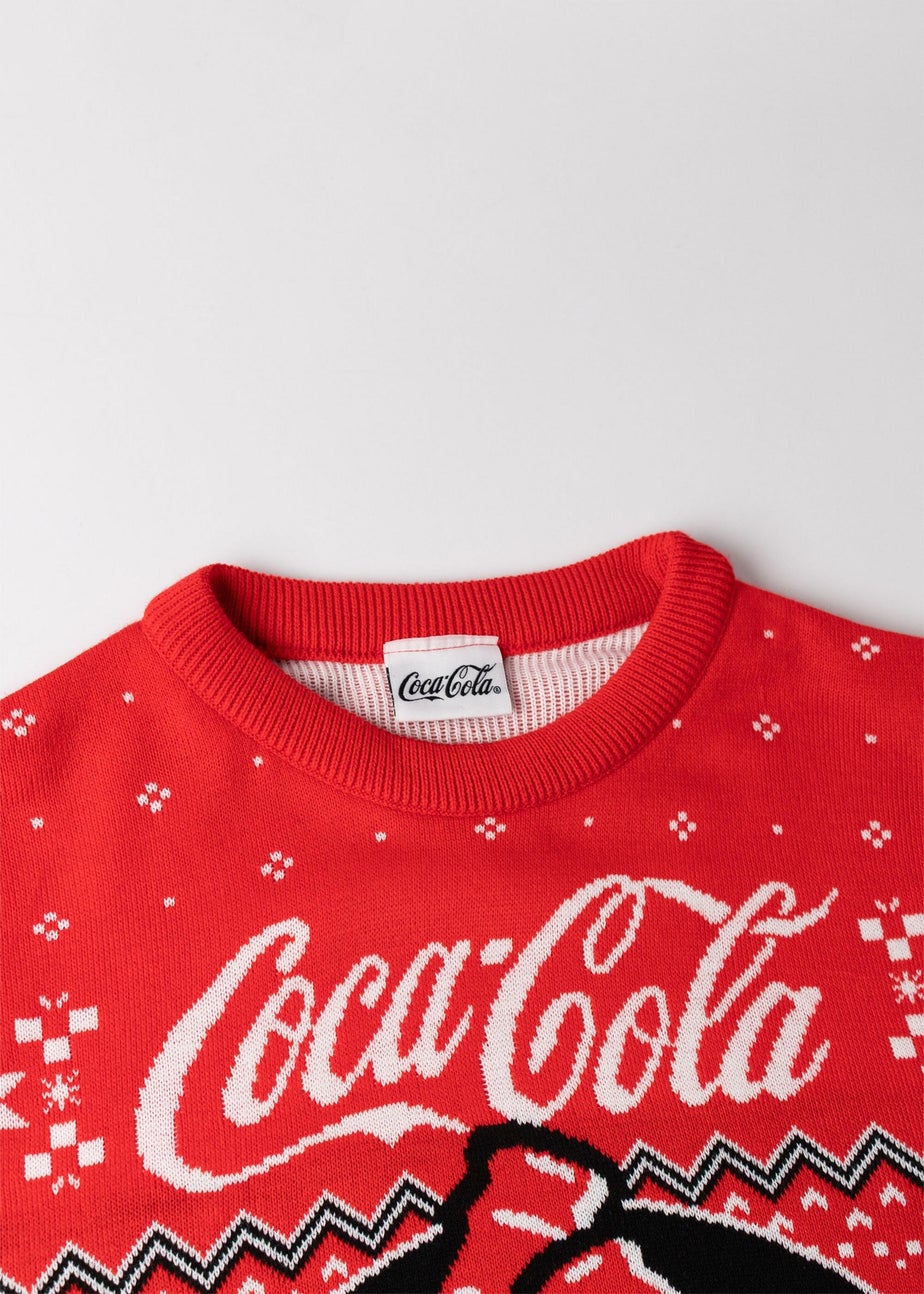 Coca Cola Logo Adults Red Christmas Jumper