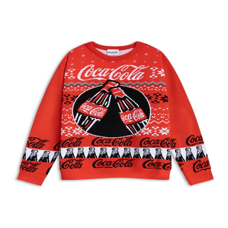 Coca Cola Logo Adults Red Christmas Jumper