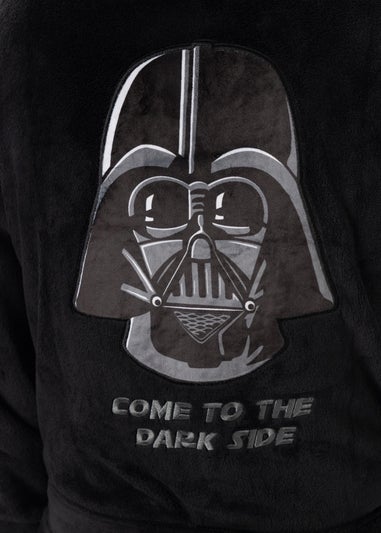 Star Wars Darth Vader Adults Black Hooded Bathrobe