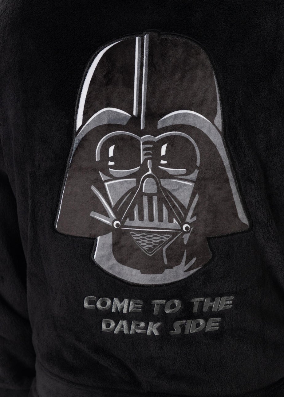 Star Wars Darth Vader Adults Black Hooded Bathrobe
