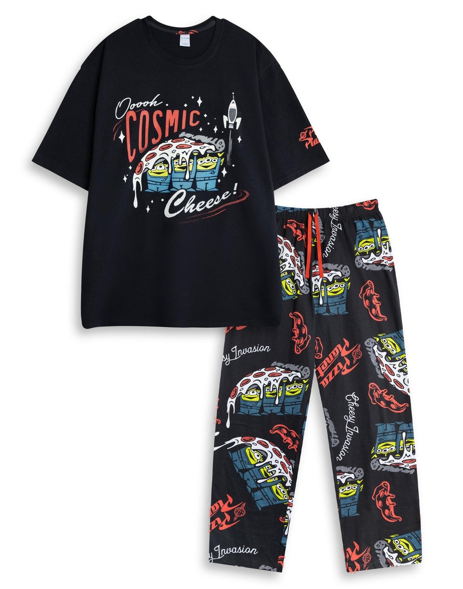 Disney Toy Story Adults Black Shortie Pyjama Set