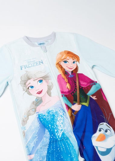 Disney Frozen Girls Blue Onesie (2-8yrs)