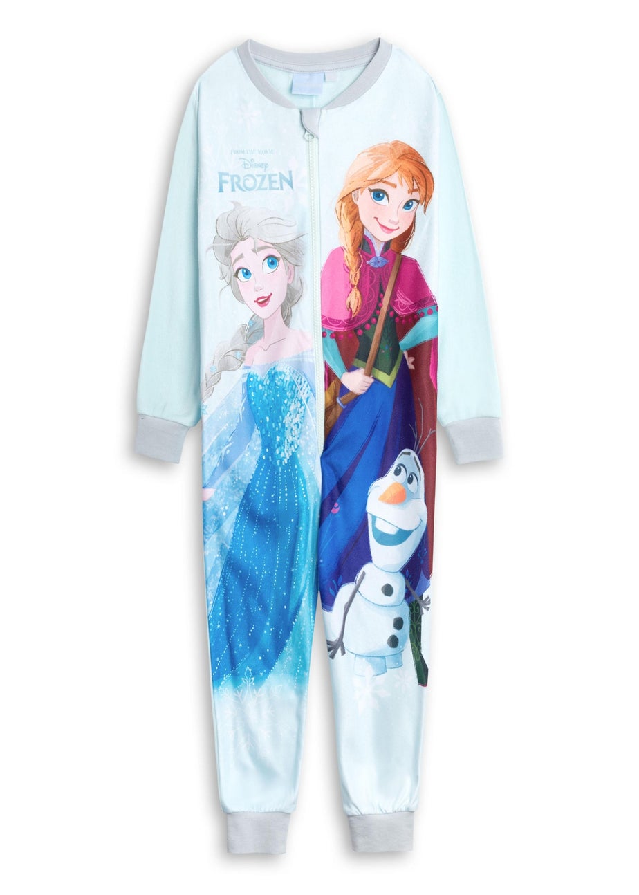 Disney Frozen Girls Blue Onesie (2-8yrs)