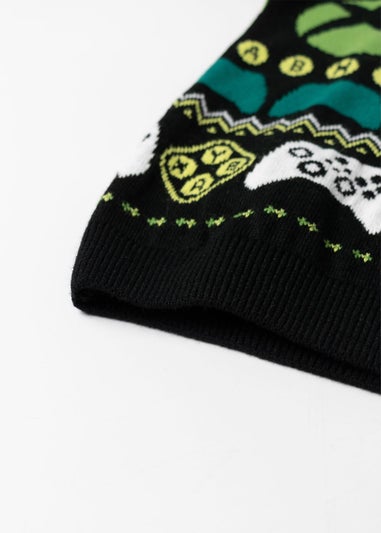 Xbox Logo Kids Multicoloured Christmas Jumper (5-14yrs)