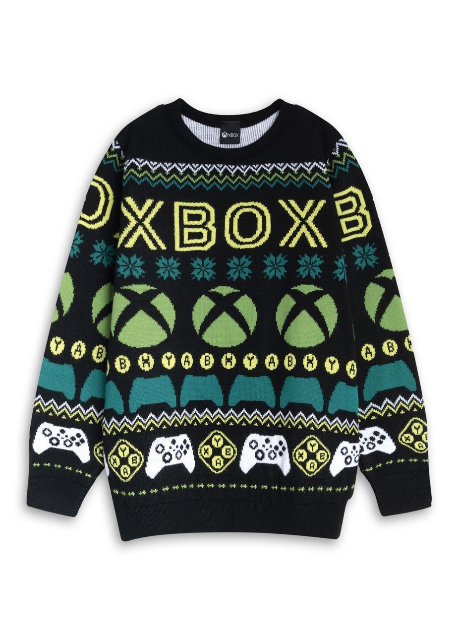 Xbox Logo Kids Multicoloured Christmas Jumper (5-14yrs)