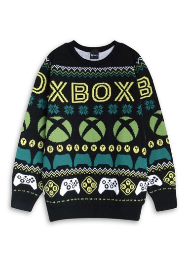 Xbox Logo Kids Multicoloured Christmas Jumper (5-14yrs)