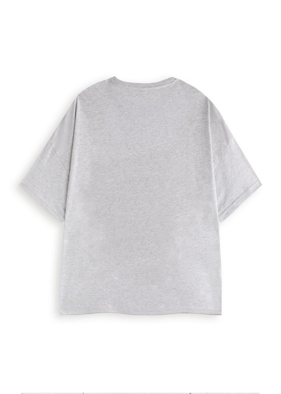 Coca Cola Logo Adults Grey Shortie Pyjama Set