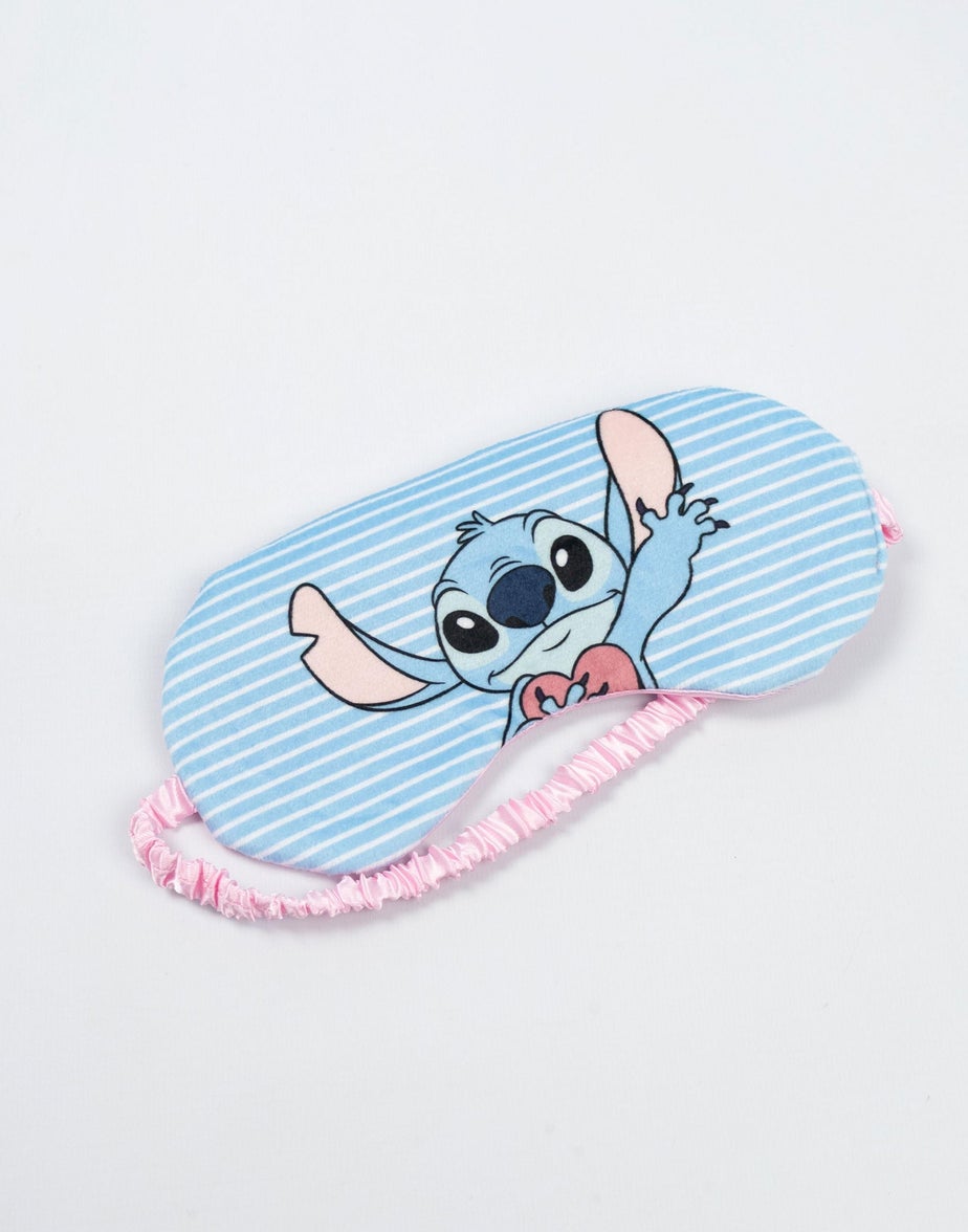 Disney Stitch Adults Blue Hot Water Bottle Gift Set