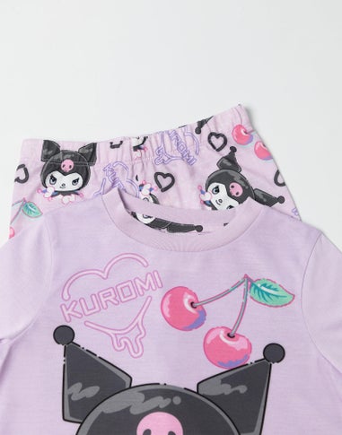Vanilla Underground Hello Kitty Kuromi Girls Multicoloured Long Pyjama Set (3-14yrs)