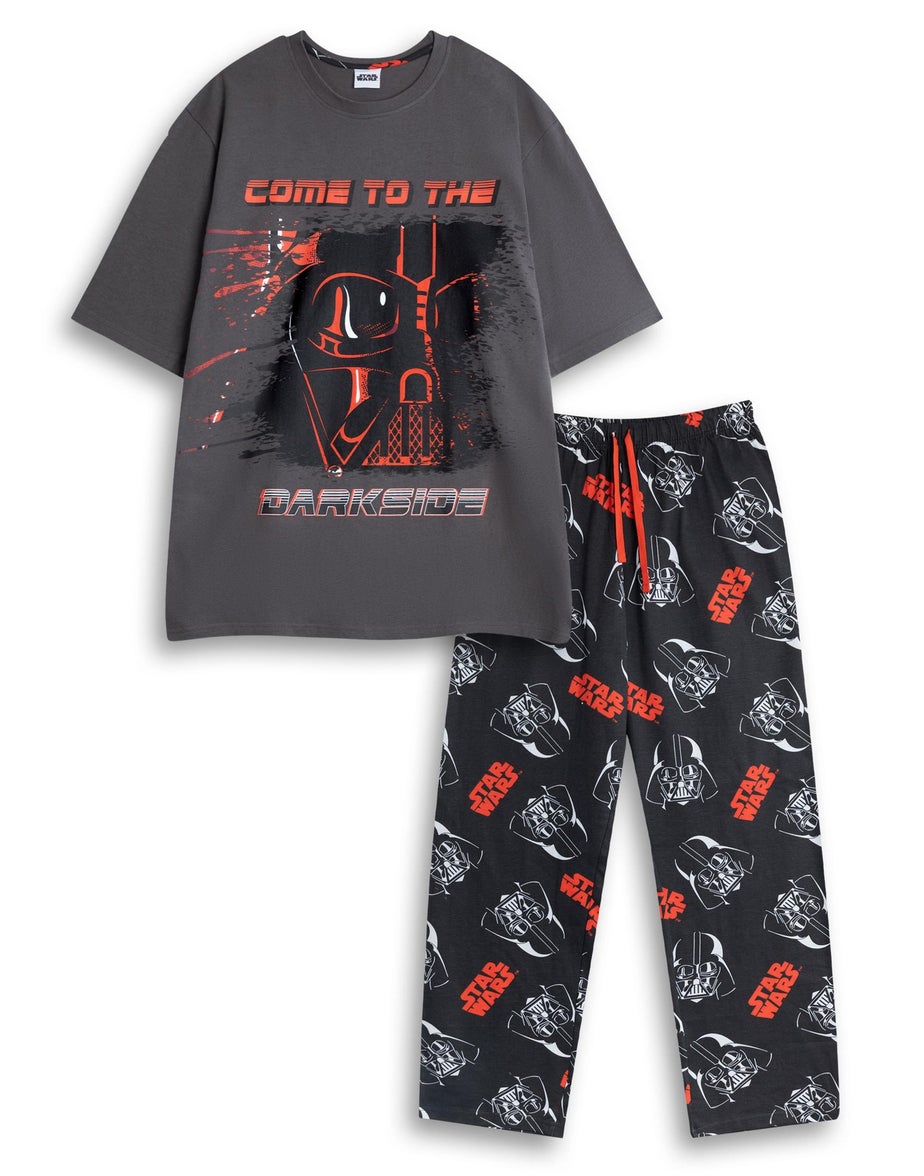 Star Wars Darth Vader Adults Black Shortie Pyjama Set