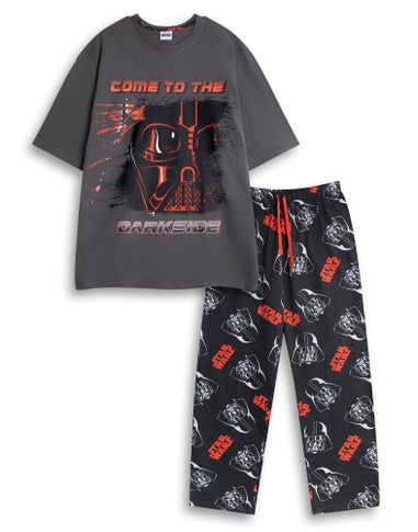 Star Wars Darth Vader Adults Black Shortie Pyjama Set