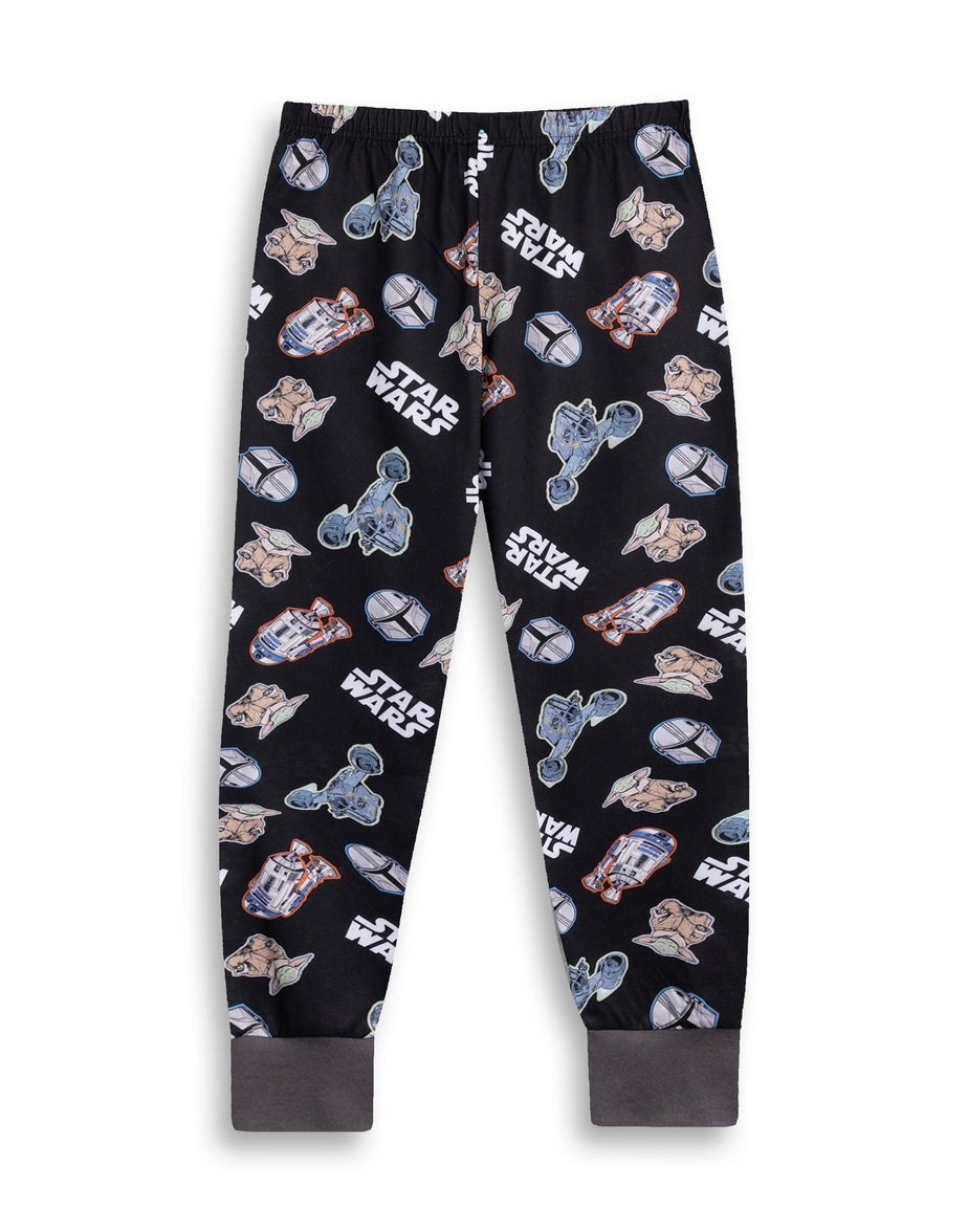 Vanilla Underground Star Wars Character Kids Grey Pyjama Set (5-14yrs)