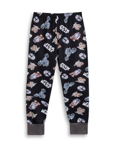 Vanilla Underground Star Wars Character Kids Grey Pyjama Set (5-14yrs)