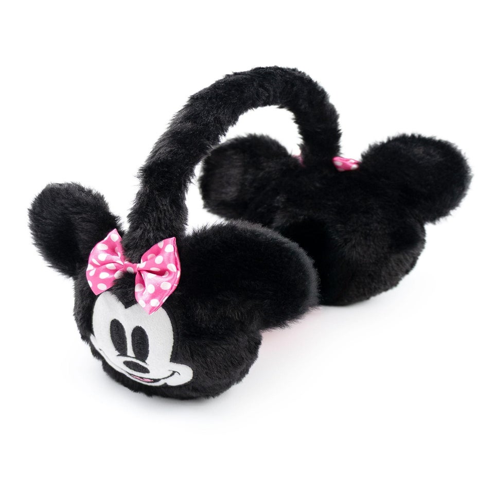 Disney Minnie Girls Black Earmuffs