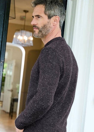 Cotton Traders Charcoal Supersoft Crew Neck Jumper