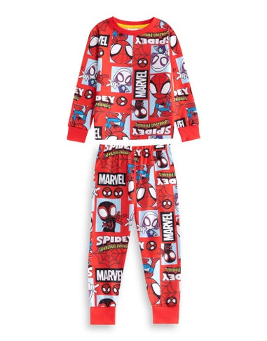 Spidey & His Amazing Friends Kids Blue Long Pyjama Set Pack of 2 (18mnths-6yrs)