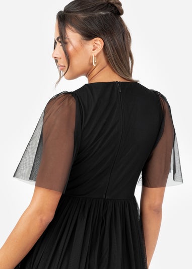 Anaya With Love Black Twist Detail Maxi Dress