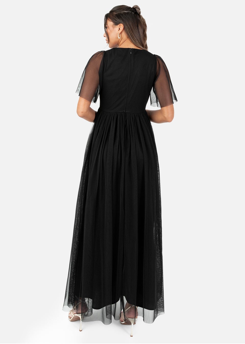 Anaya With Love Black Twist Detail Maxi Dress