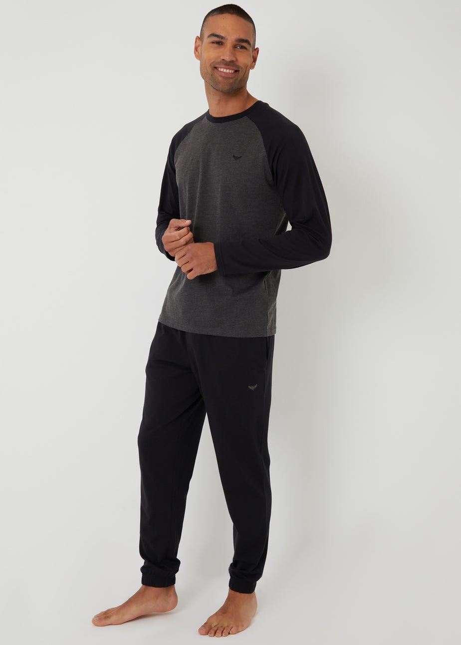 Threadbare Grey 2-Pack Long Raglan Sleeve Lounge Sets