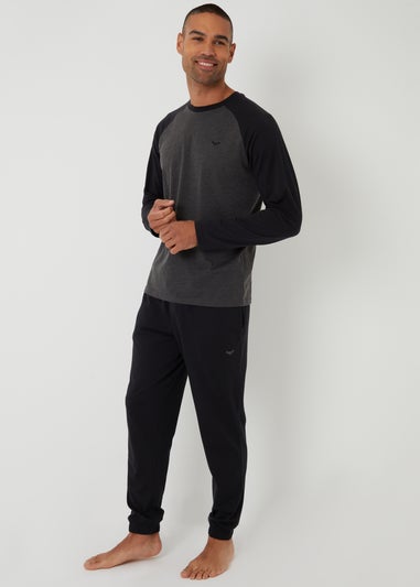 Threadbare Grey 2-Pack Long Raglan Sleeve Lounge Sets