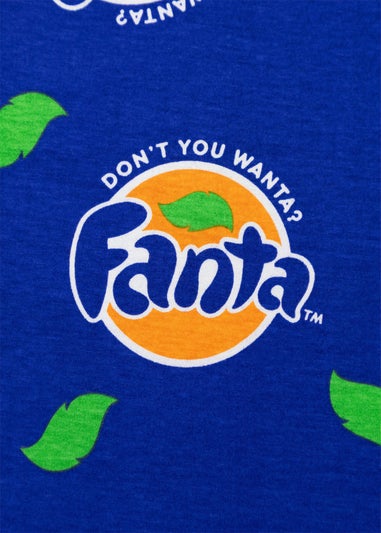 Coca Cola Fanta Logo Blue Lounge Pants