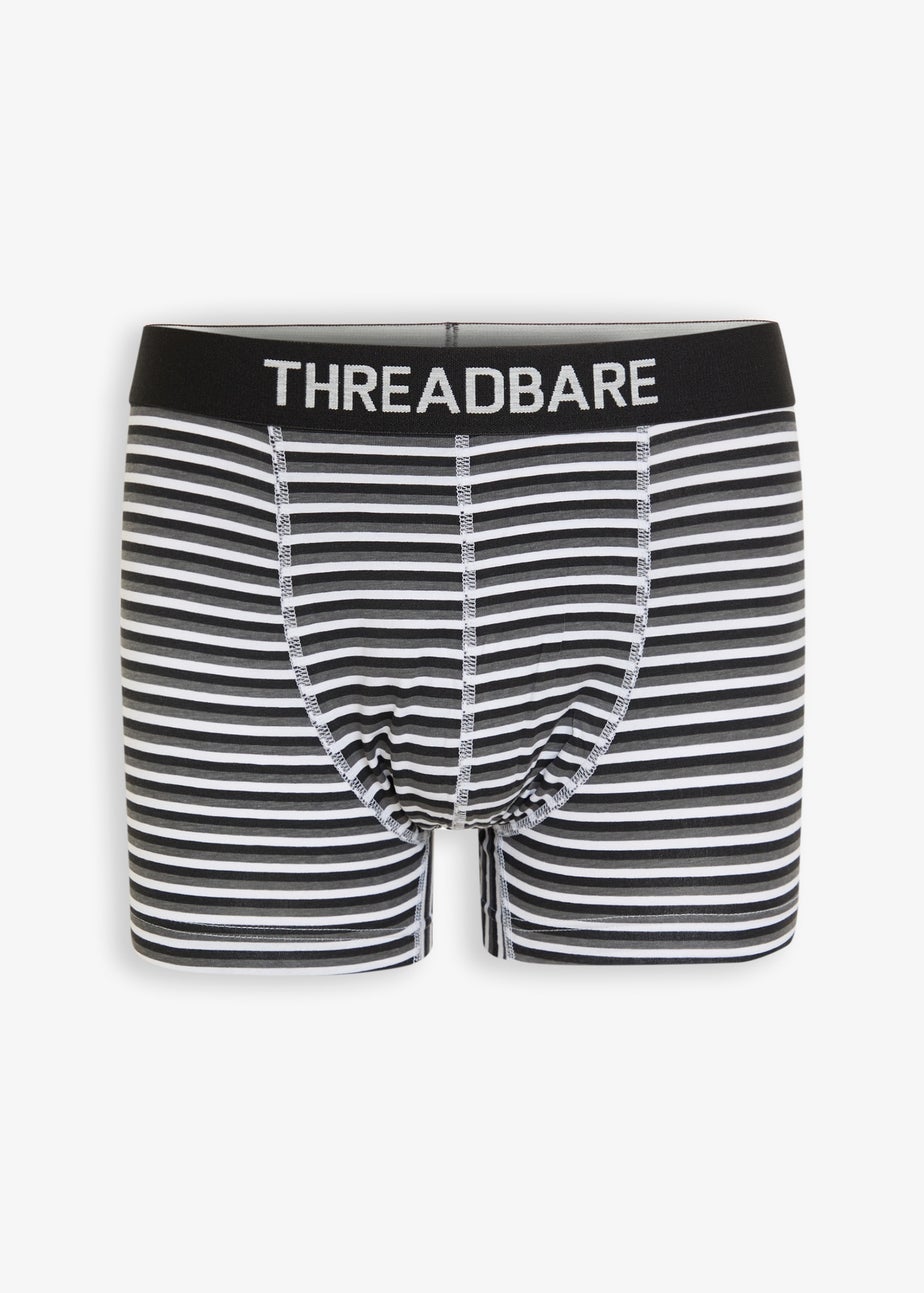 Threadbare 3-Pack Printed Hipster Fit Boxer Shorts