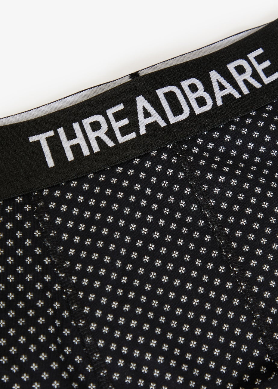 Threadbare 3-Pack Printed Hipster Fit Boxer Shorts