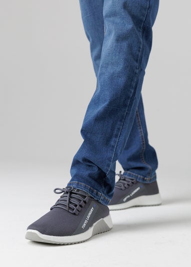 Tokyo Laundry Grey Lightweight Textile Trainers
