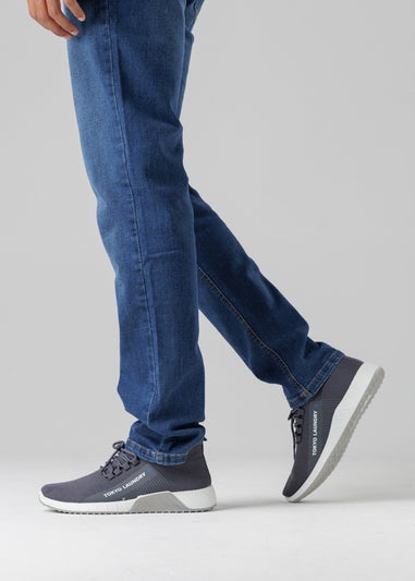 Tokyo Laundry Grey Lightweight Textile Trainers