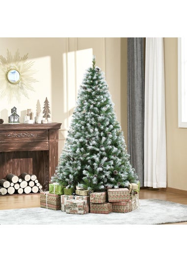 HOMCOM Green 6FT Auto Open Christmas Tree