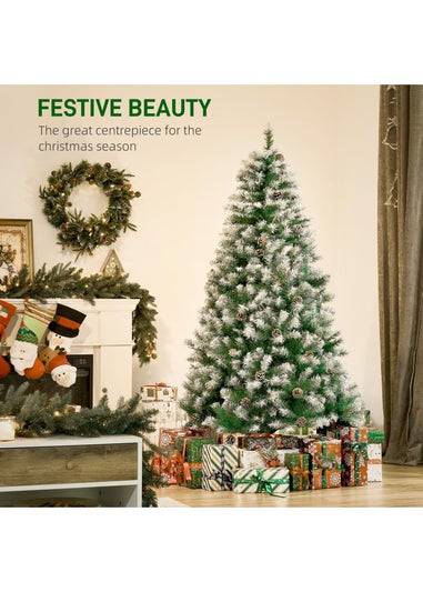 HOMCOM Green 6FT Auto Open Christmas Tree