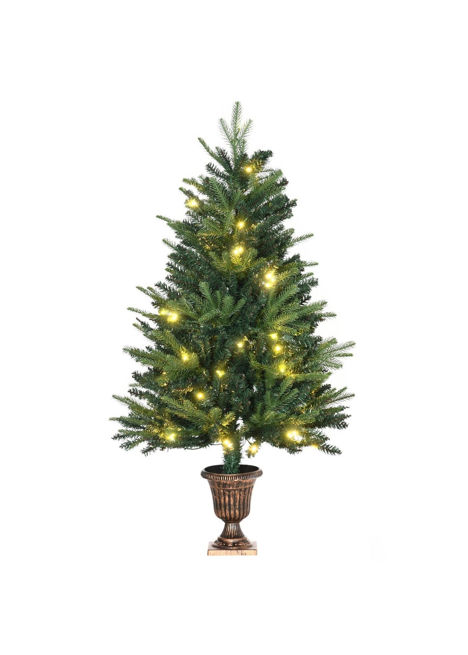 HOMCOM 4FT Pre-Lit Christmas Tree