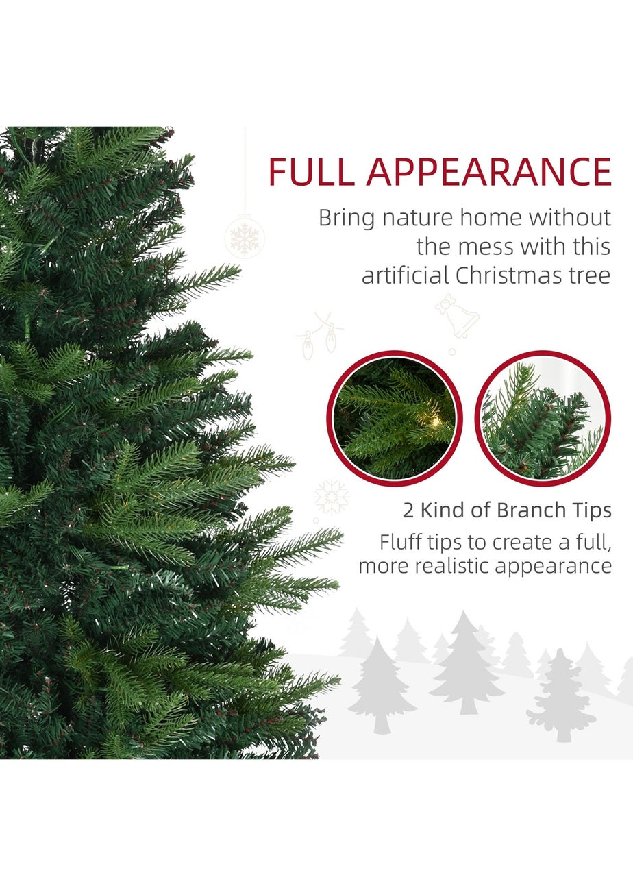 HOMCOM 4FT Pre-Lit Christmas Tree