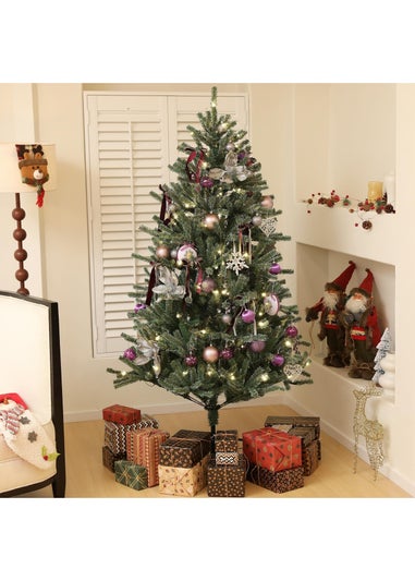 HOMCOM 6FT Pre-Lit Christmas Tree