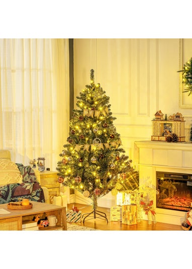 HOMCOM 6FT Auto Open Christmas Trees