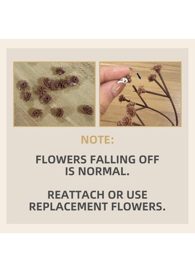 HOMCOM 6FT Pre-Lit Flower Christmas Tree