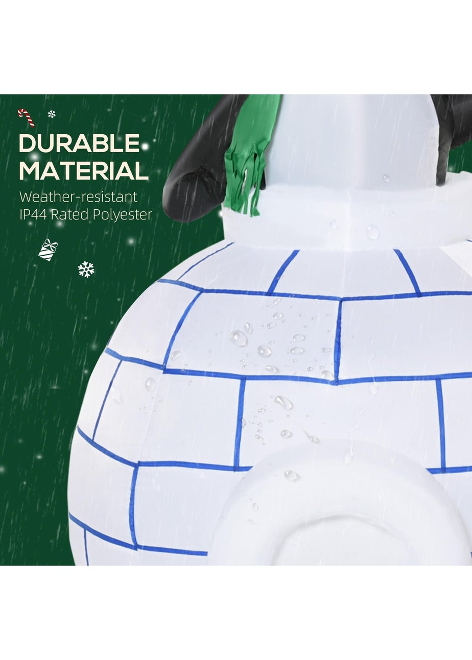 HOMCOM 5FT Igloo Christmas Inflatable