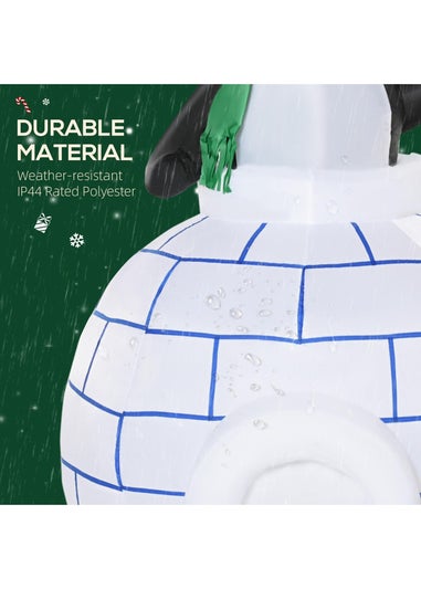 HOMCOM 5FT Igloo Christmas Inflatable