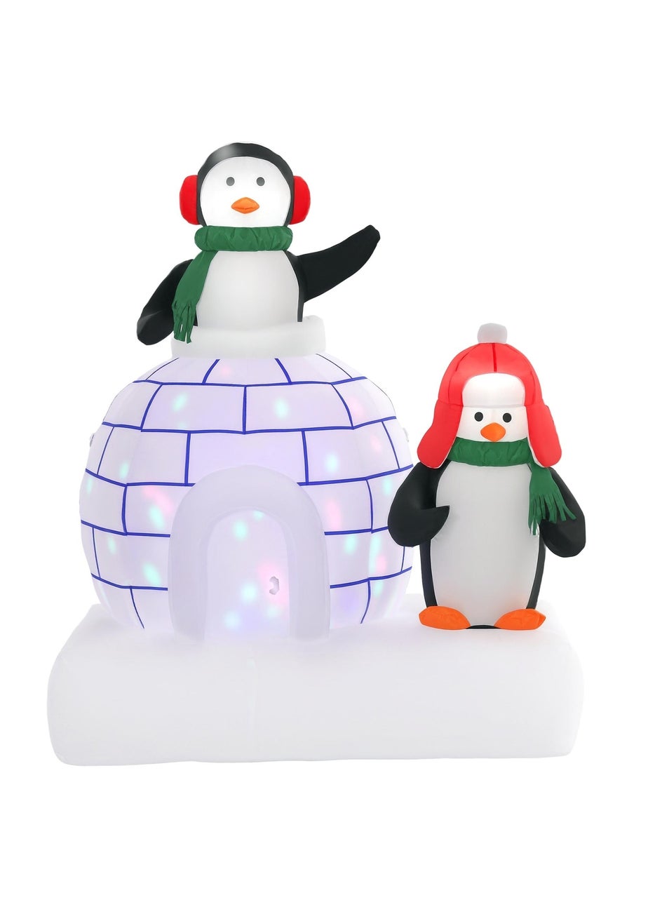 HOMCOM 5FT Igloo Christmas Inflatable