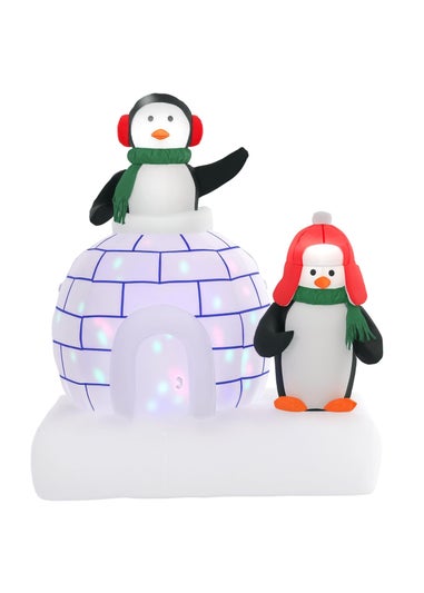 HOMCOM 5FT Igloo Christmas Inflatable