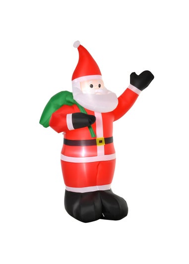 HOMCOM 8FT Santa Sack Christmas Inflatable