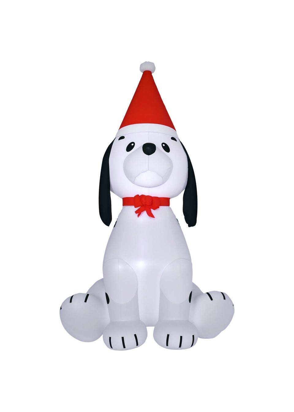 HOMCOM 6FT Christmas Puppy Inflatable