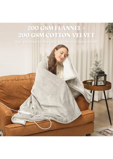 HOMCOM Electric Blanket, 24-42 Degrees Celsius 180L x 130W