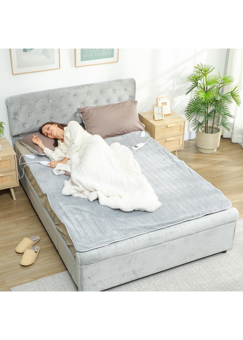 HOMCOM Electric Blanket, 24-42 Degrees Celsius 180L x 130W