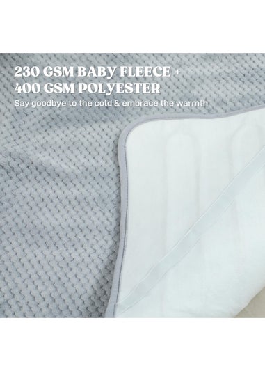 HOMCOM Electric Blanket, 24-42 Degrees Celsius 180L x 130W