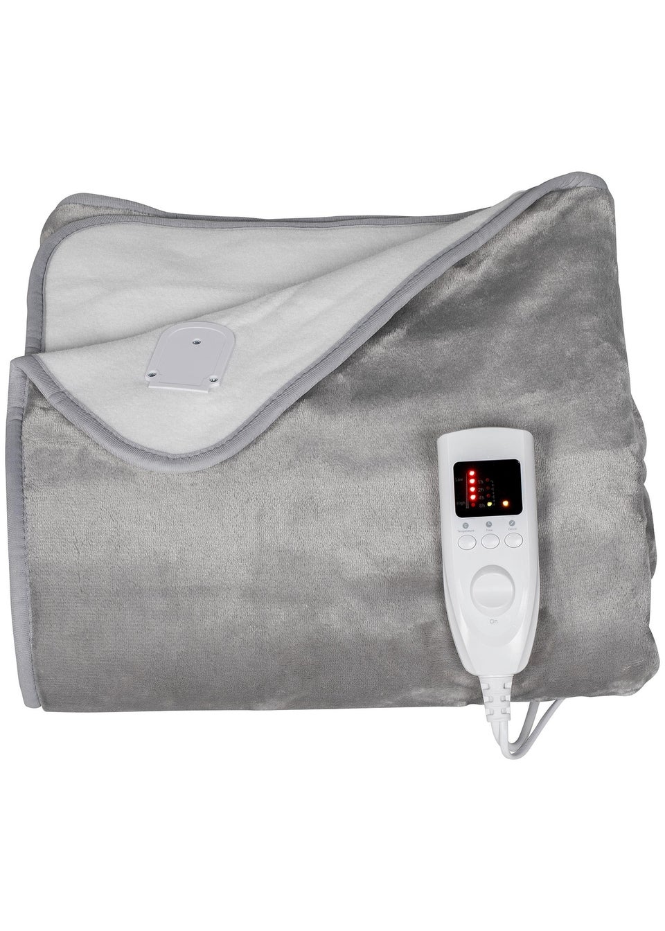 HOMCOM Electric Flannel Blanket, 30-55 Degrees Celsius 160L x 140W