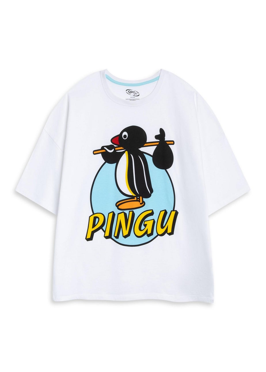 Pingu Character Blue Shortie Pyjama Set