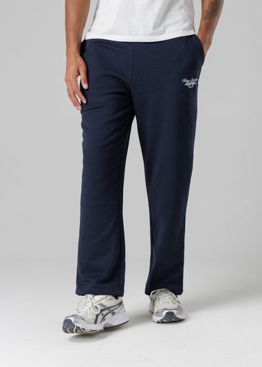 Tokyo Laundry Navy Cotton Blend Relaxed Fit Joggers