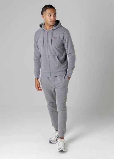 Tokyo Laundry Burgundy Cotton Blend Hoody & Jogger Set